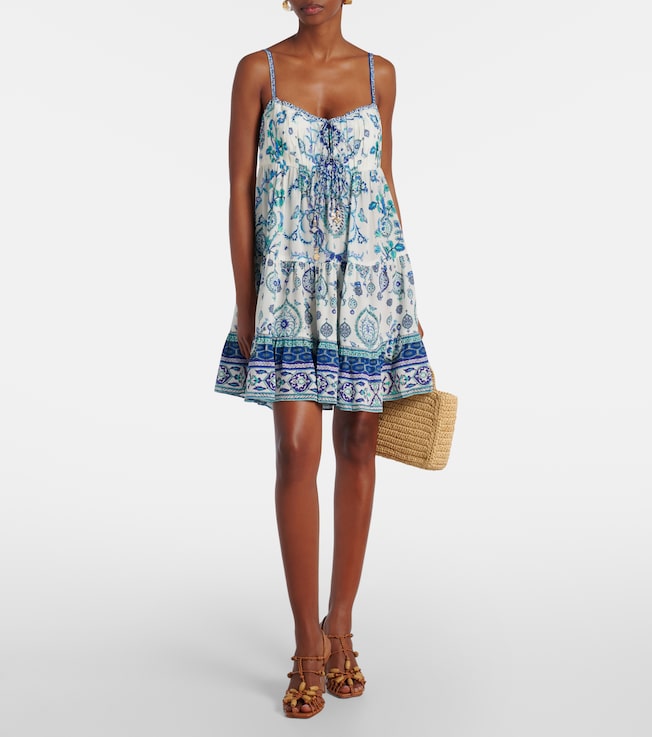 Camilla Isnik Lullaby printed silk minidress