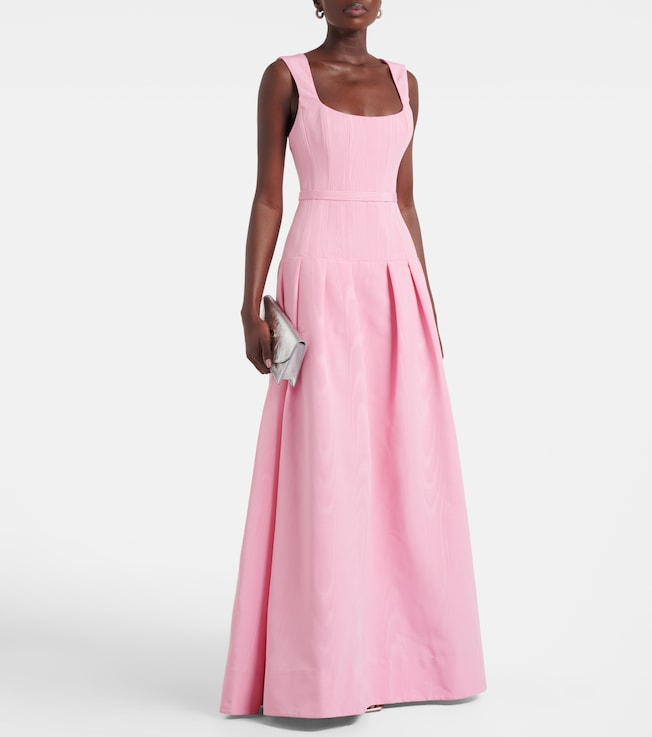 Rebecca Vallance Amaro pleated taffeta corset gown