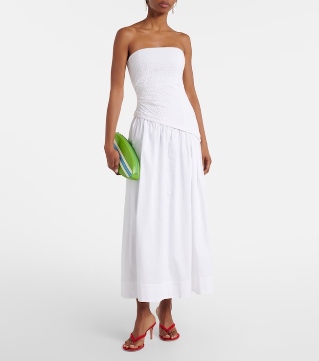 Staud Nia cotton midi dress