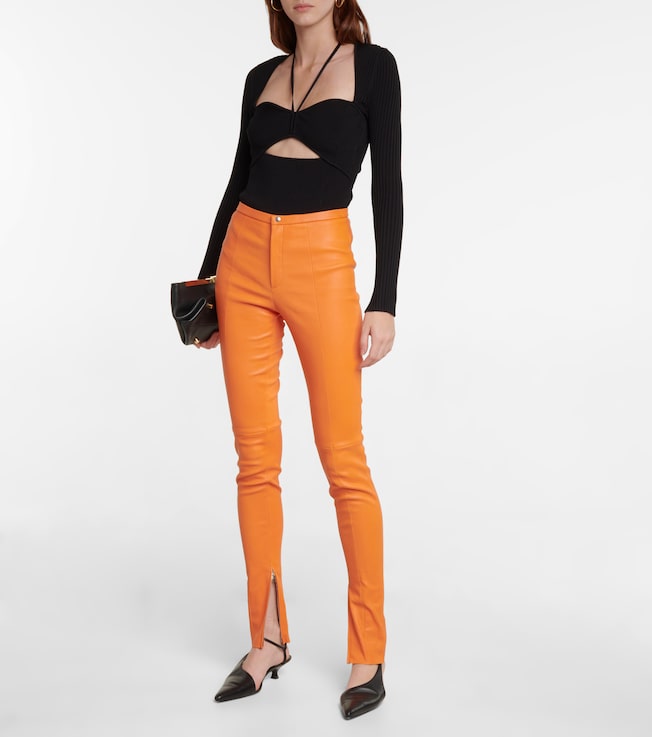 Stouls Maggie high-rise skinny leather pants