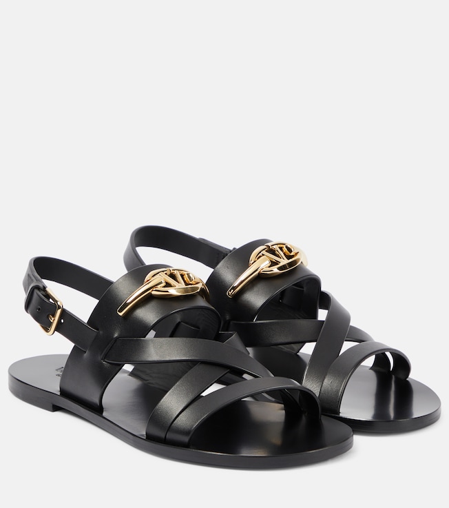 Valentino Garavani VLogo Signature leather sandals