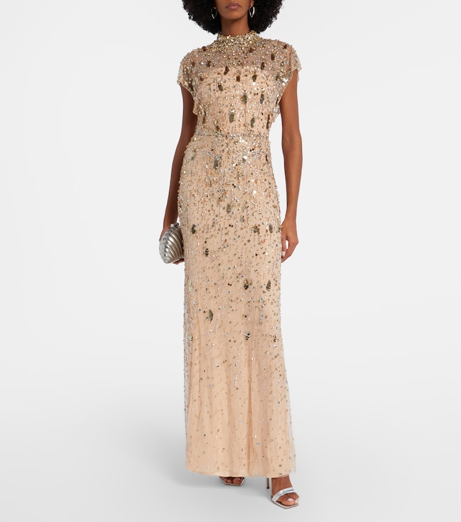 Jenny Packham Sylvie embellished gown