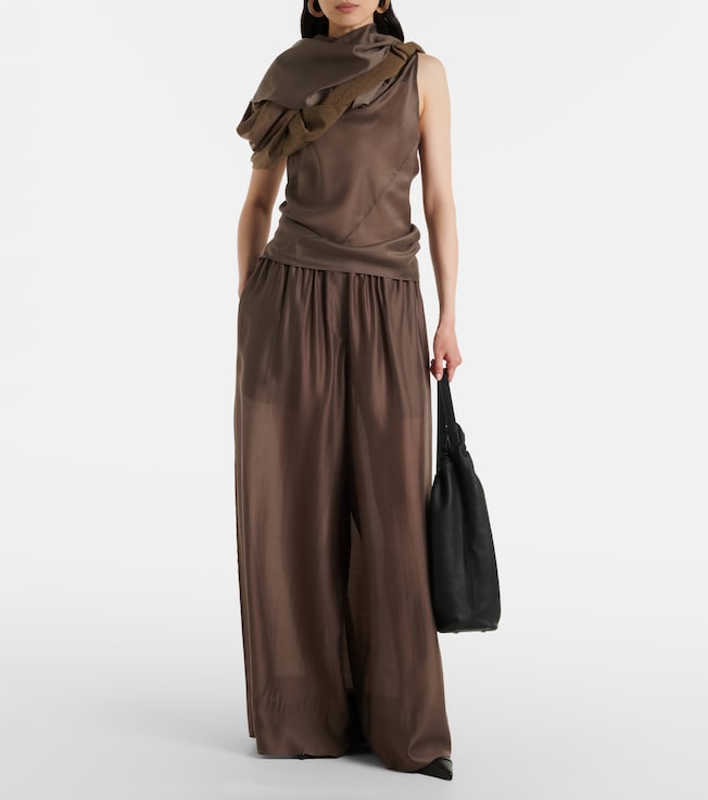 Entire Studios Satin wide-leg pants