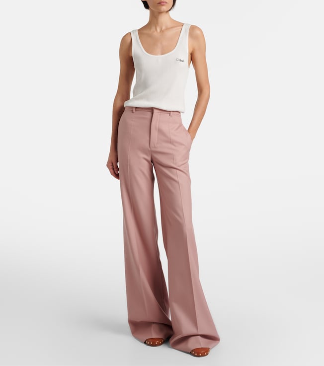 Chloé Virgin wool flared pants