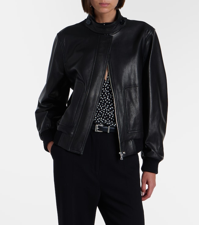 NOUR HAMMOUR Rios leather jacket