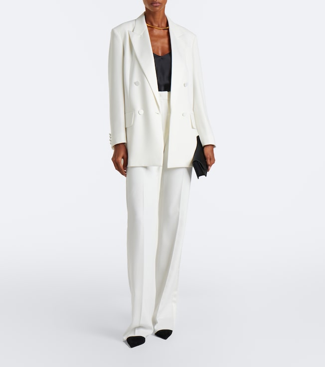 Max Mara Elegante double-breasted tuxedo jacket