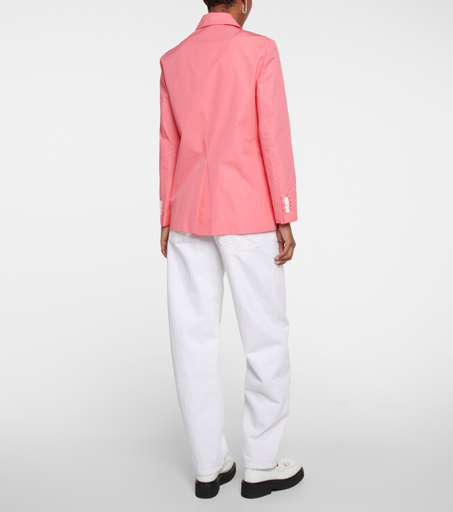 Plan C Plan C Single-breasted cotton blazer