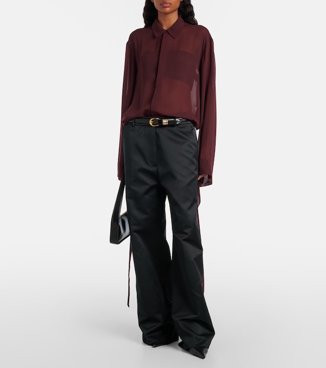 The Frankie Shop Verlin chiffon shirt