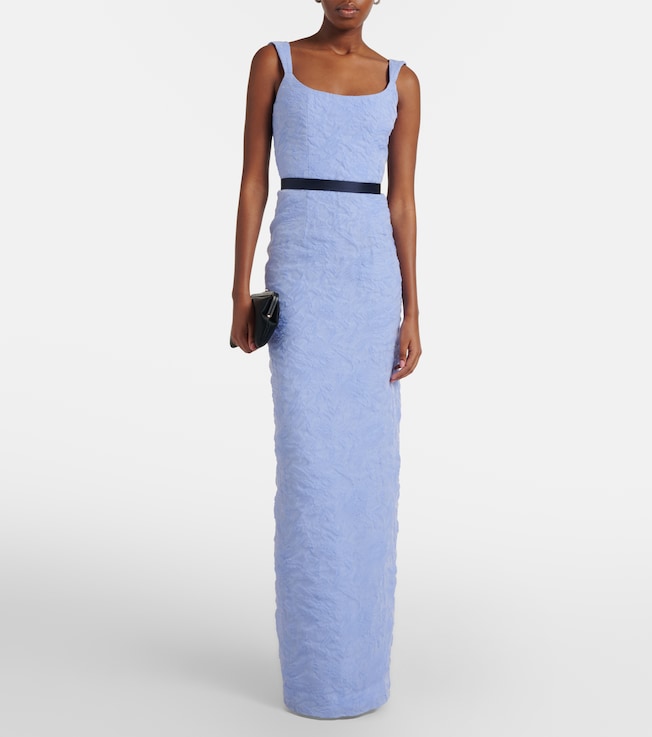 Markarian Robin cloqué corset gown