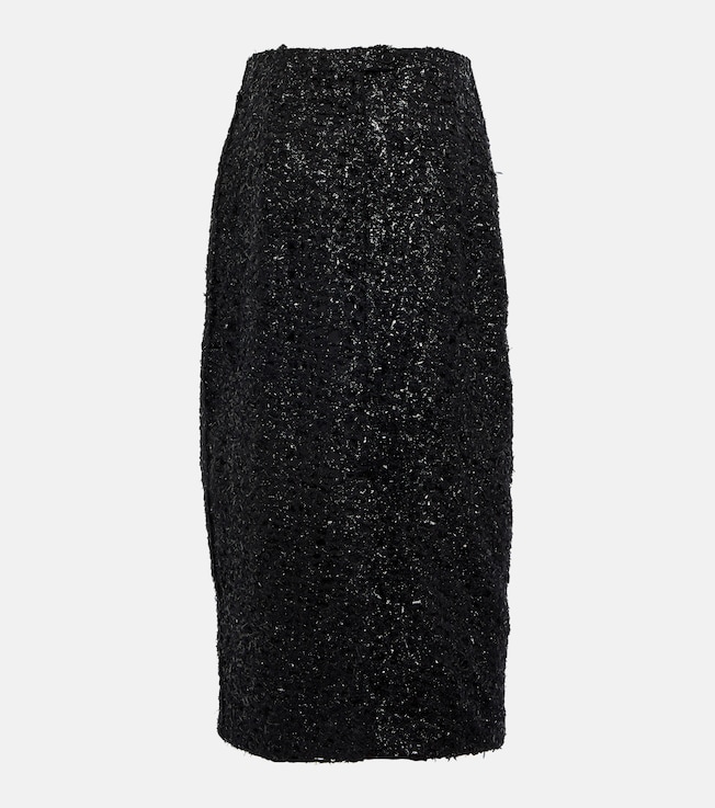 The Row Boucle wool maxi skirt