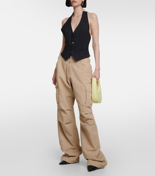 Coperni Adjustable wide-leg cargo pants