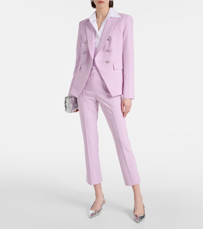 Veronica Beard Kean cropped high-rise slim pants