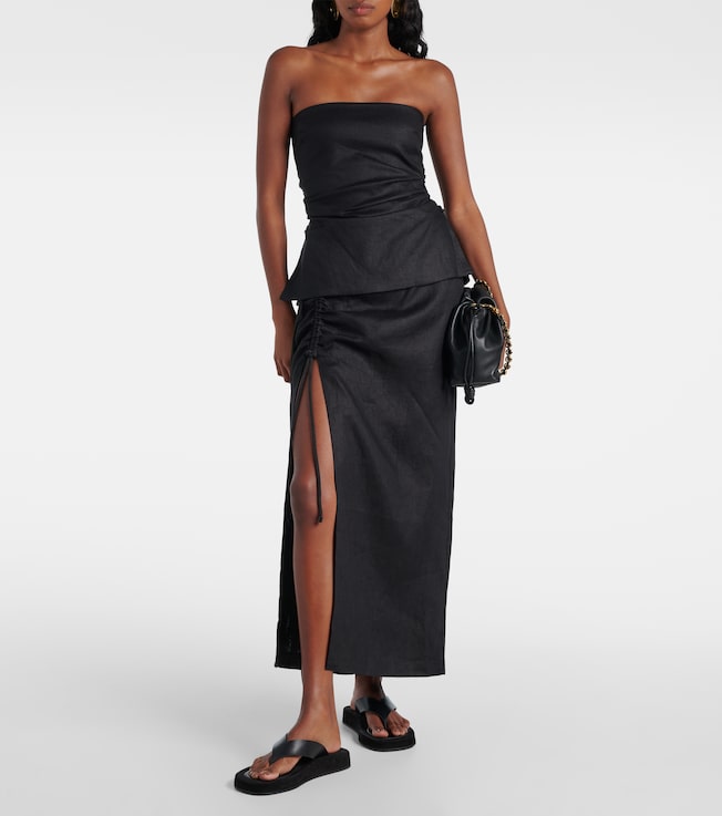 SIR. Josefina linen maxi skirt