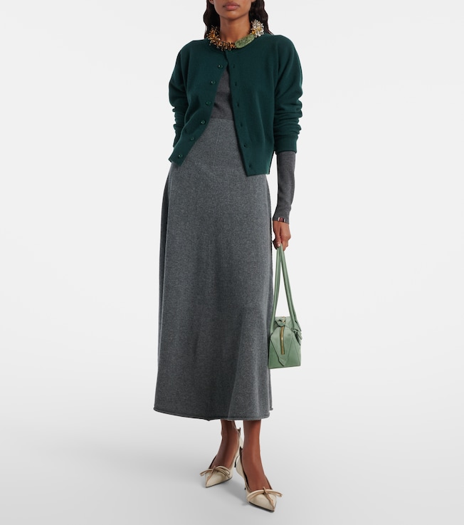 Extreme Cashmere Blouson cashmere-blend cardigan