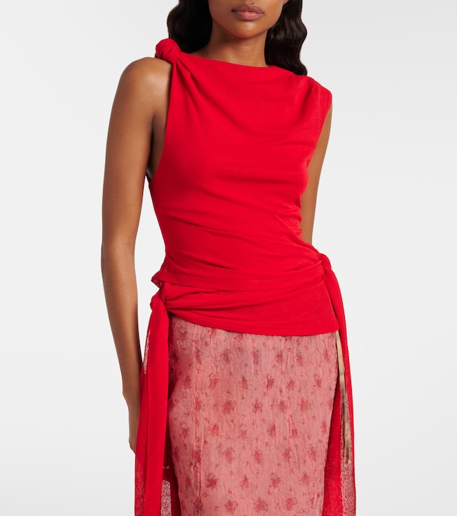 GANNI Asymmetric top