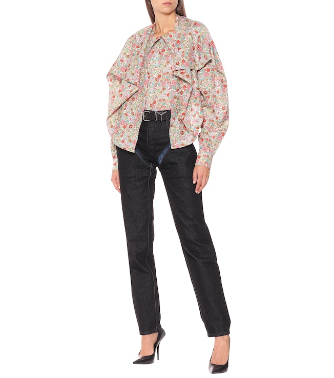 Y/Project Floral cotton blouse