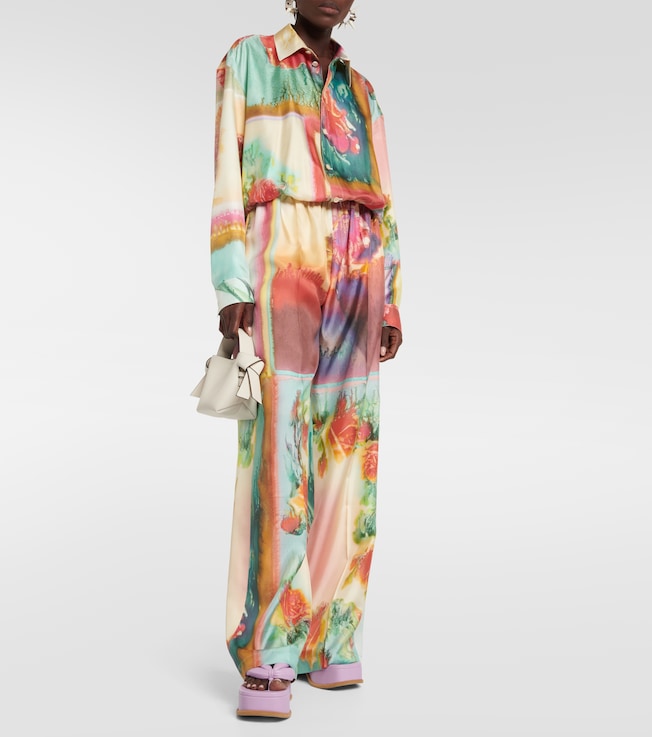 Jean Paul Gaultier Printed silk shirt