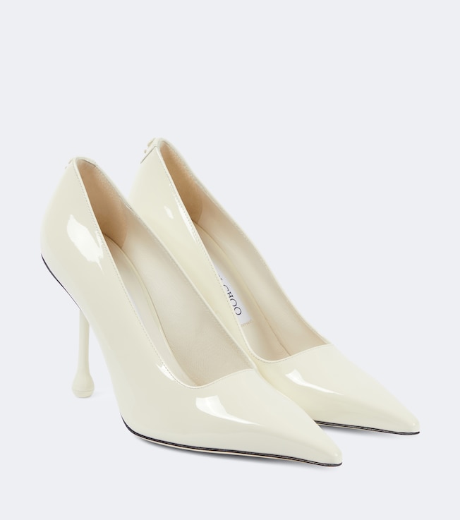 JIMMY CHOO Ixia 95 patent leather pumps