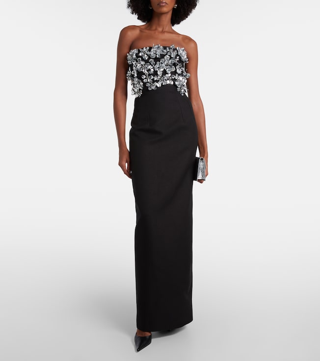 Emilia Wickstead Laelia floral embellished gown