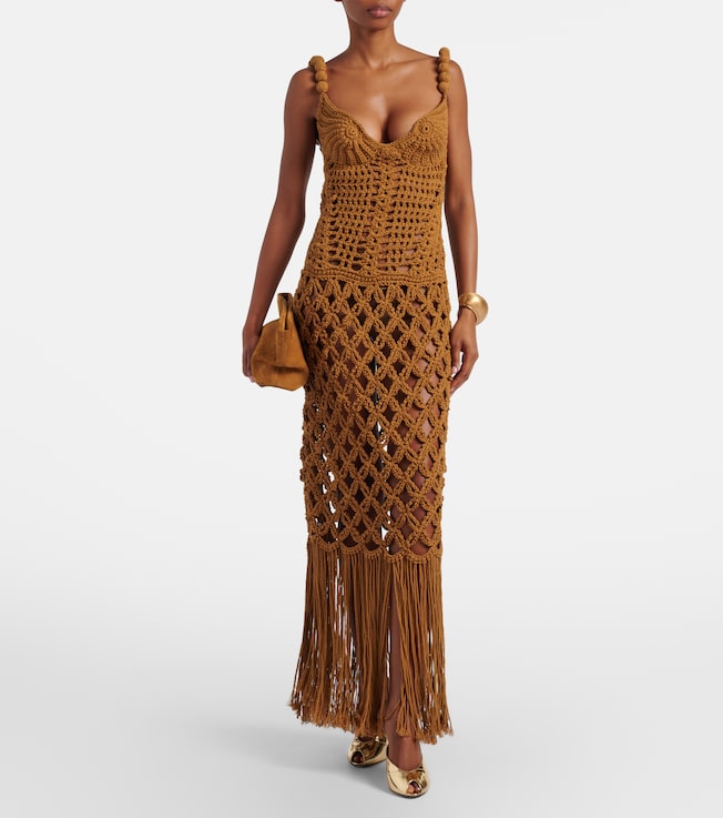 mira crochet mini dress SIMONMILLER Mira Crochet Mini Dress