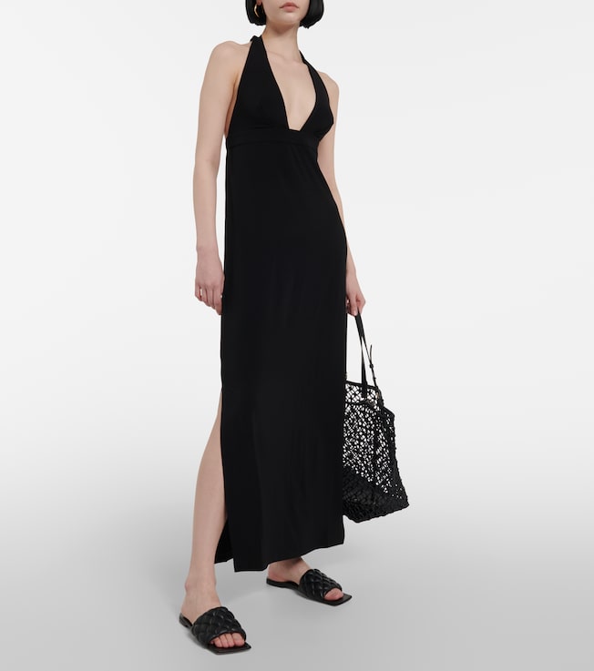Max Mara Break jersey maxi dress