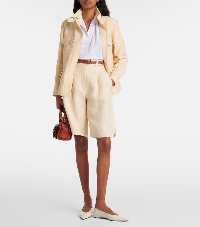 Loro Piana Linen Bermuda shorts