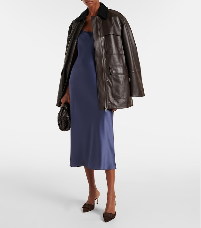 Vince Satin slip dress