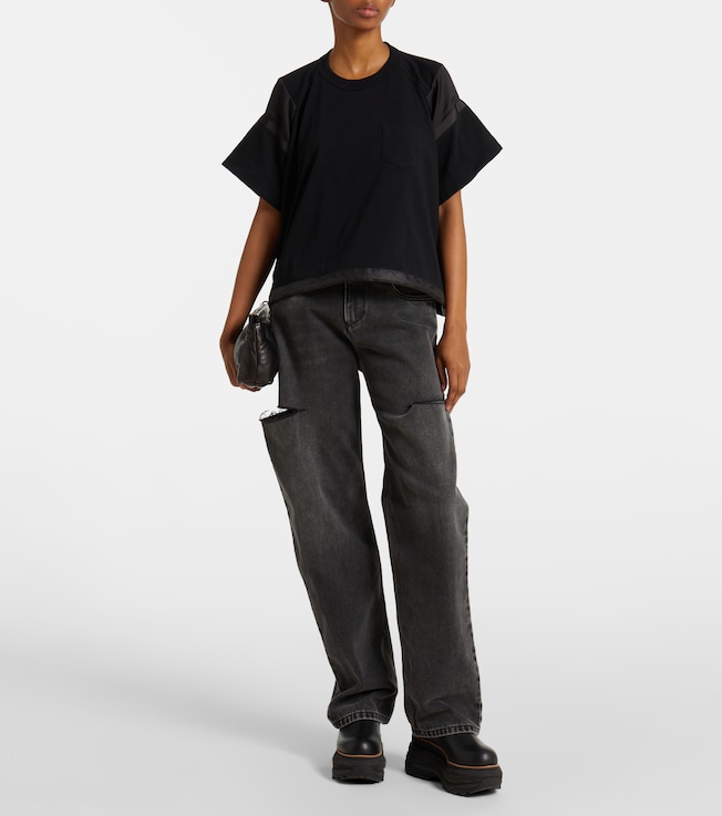 Sacai Cotton jersey T-shirt