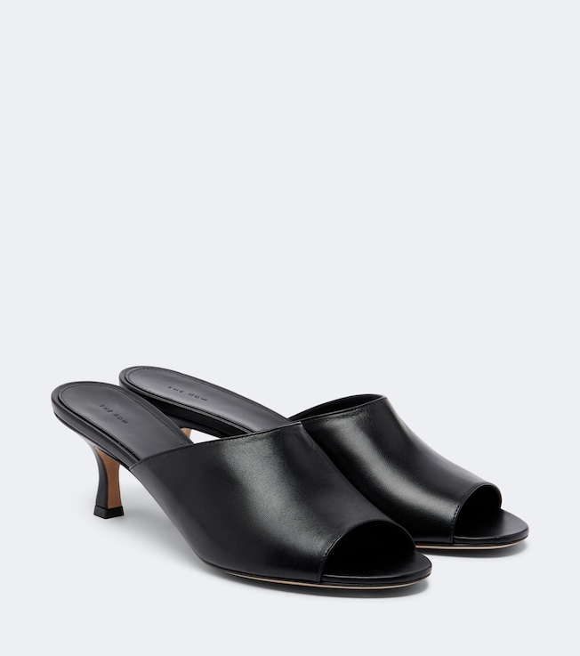 The Row Ella leather mules