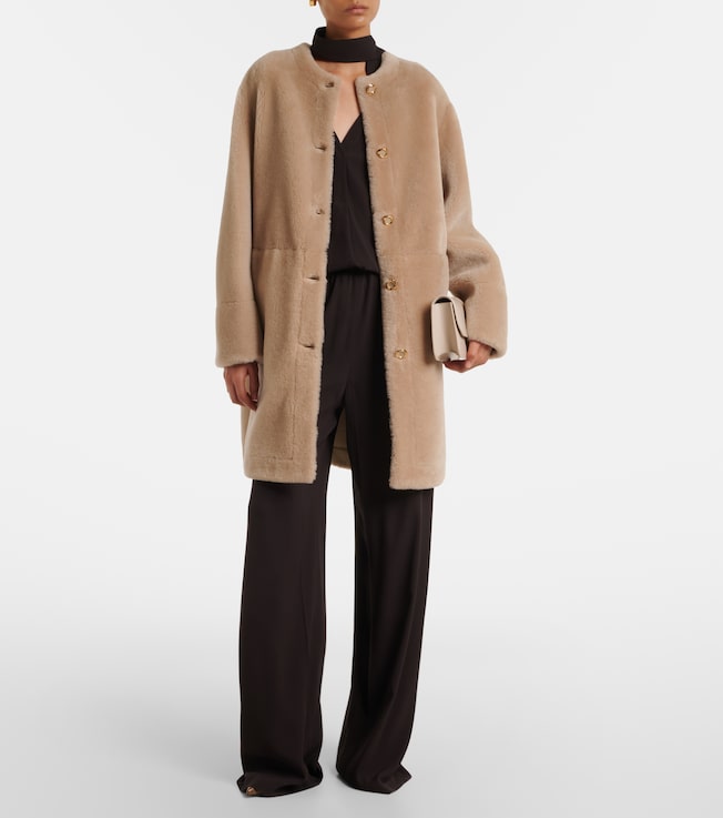 AGNONA Shearling coat 