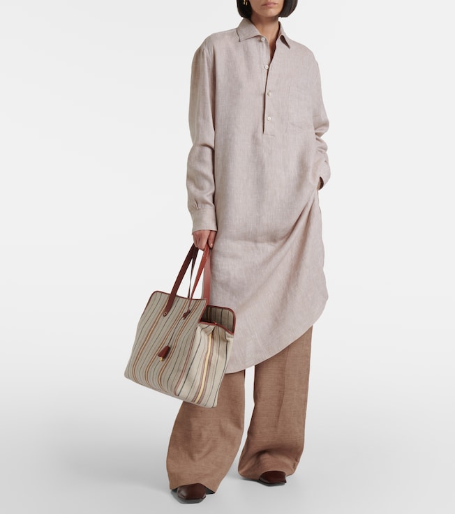 Loro Piana Lora linen shirt dress