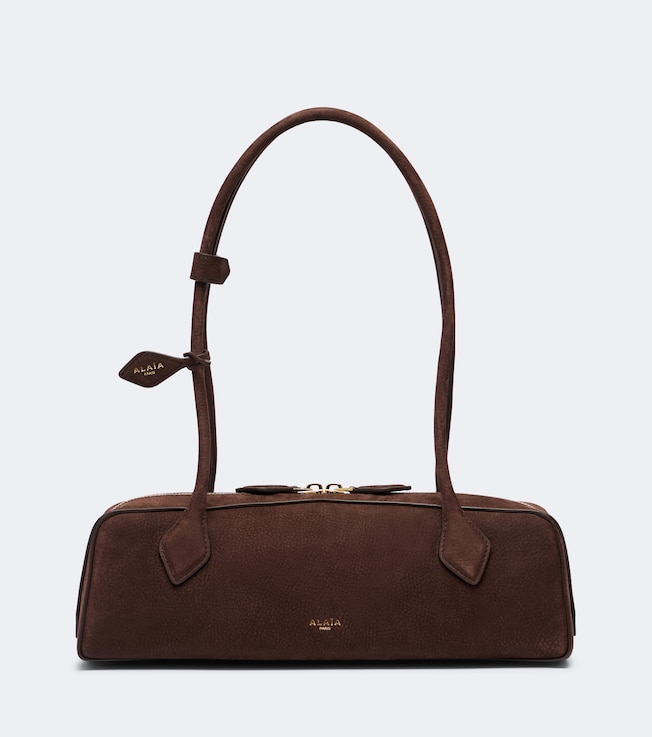 Alaïa Alaïa Le Teckel Medium suede shoulder bag
