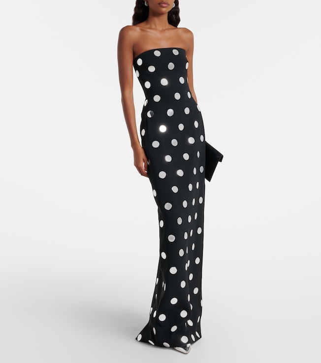 David Koma Polka-dot gown