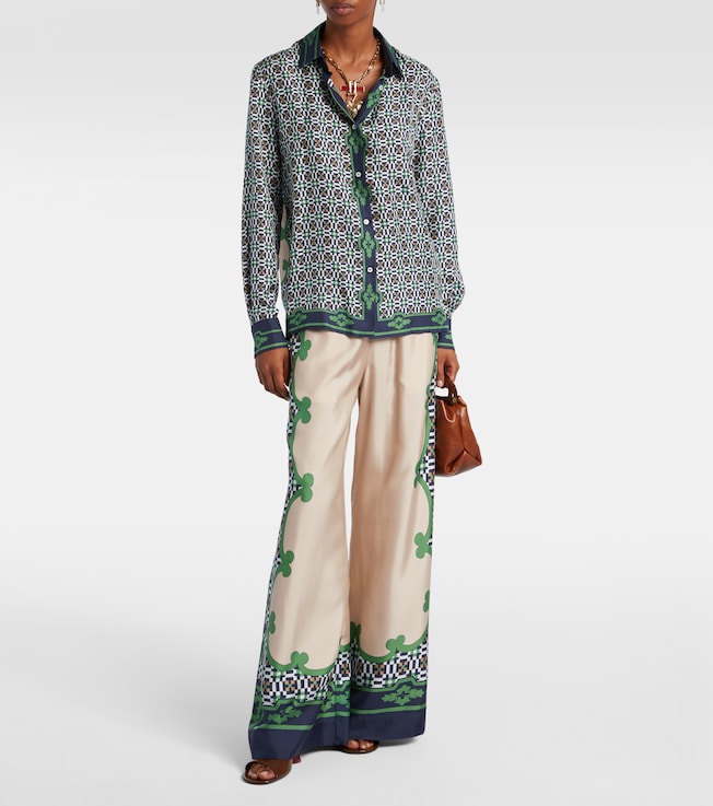 La DoubleJ Boy silk twill shirt