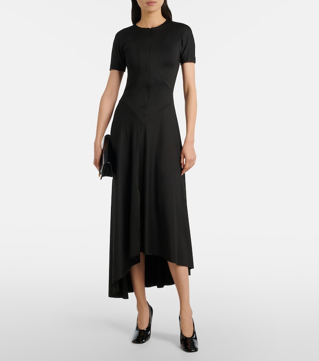 Victoria Beckham Asymmetric midi dress