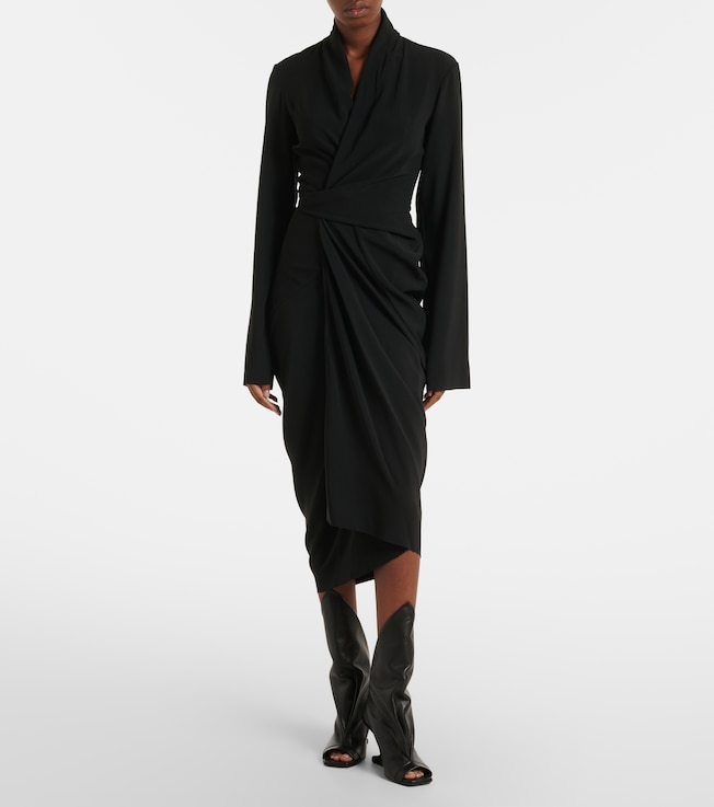 Rick Owens Draped wrap dress