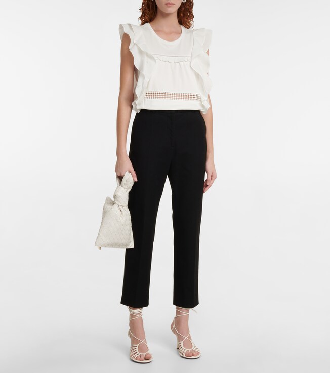 Dorothee Schumacher Lace Lines cotton top