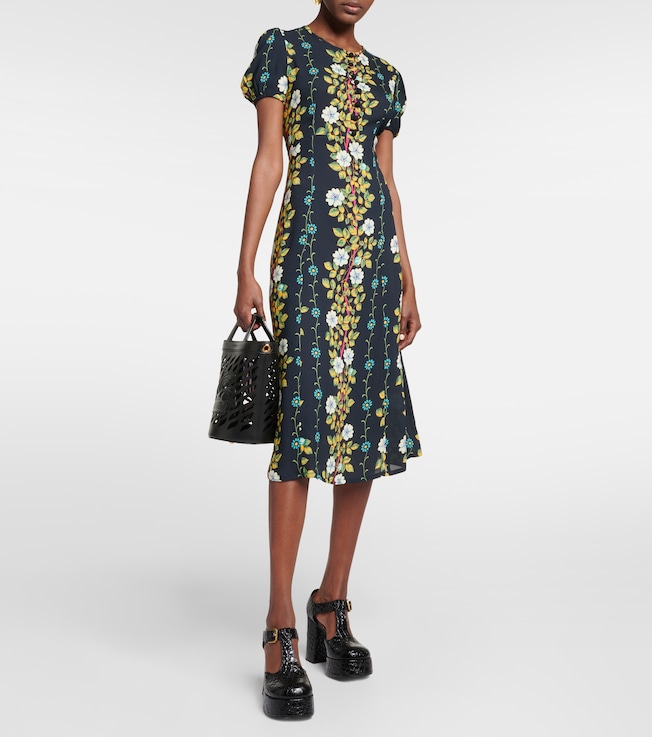 Etro Floral midi dress