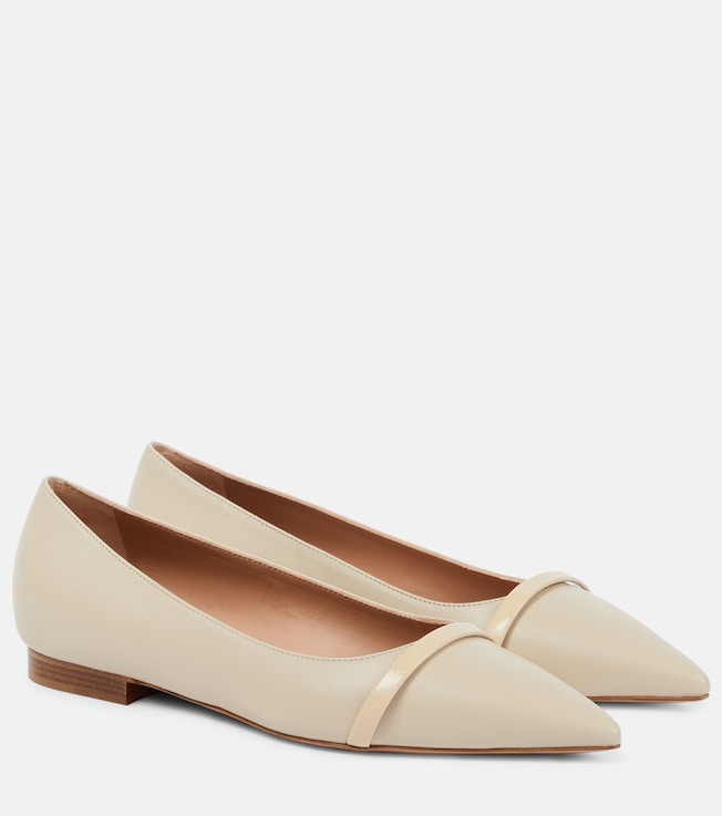 Malone Souliers Jhene leather ballet flats