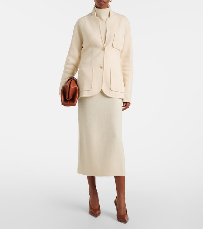 Jardin des Orangers Wool and cashmere blazer