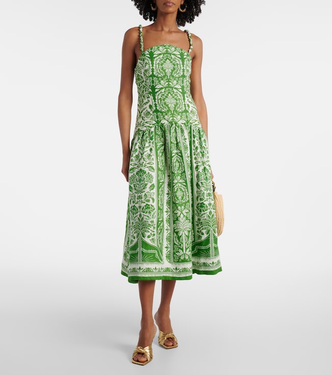 FARM Rio Floral cotton maxi dress