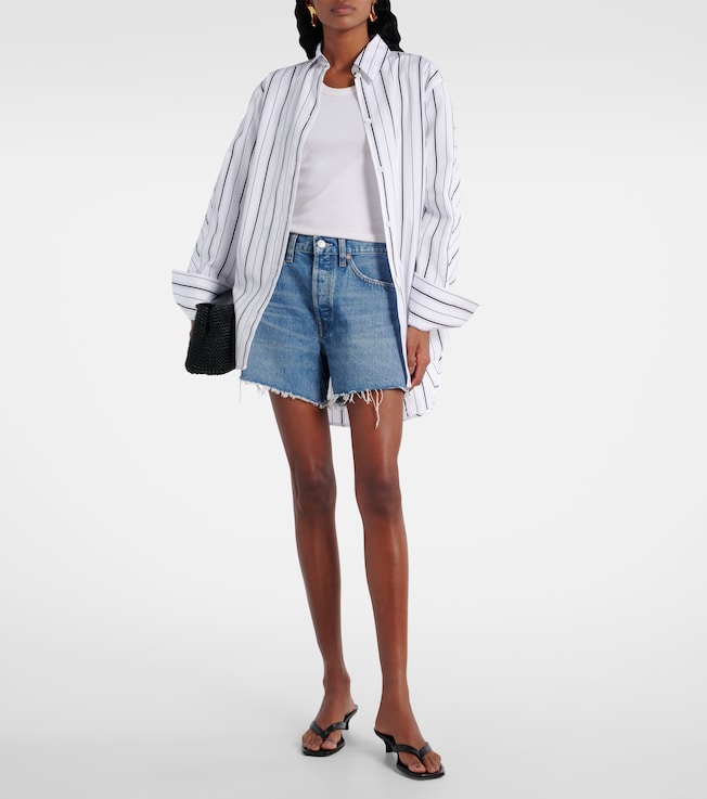 Agolde Parker denim shorts