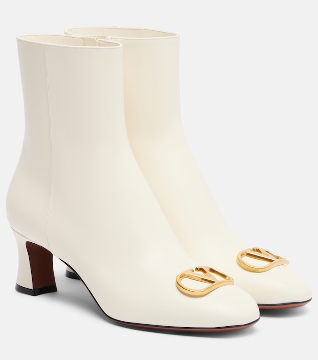 Valentino Garavani VLogo leather ankle boots