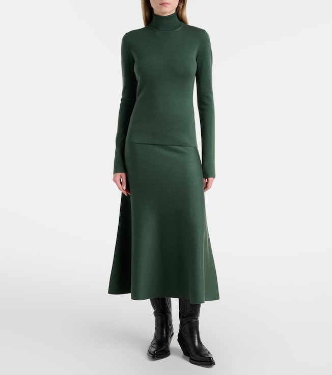 Gabriela Hearst May wool, cashmere, and silk turtleneck top