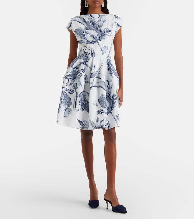 Erdem Floral cotton minidress