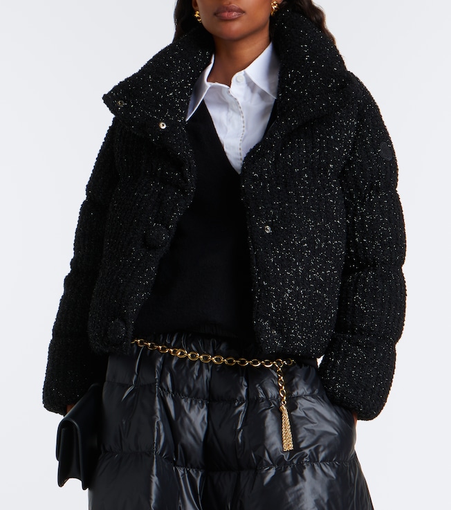 Moncler Moncler Almee lamé down jacket