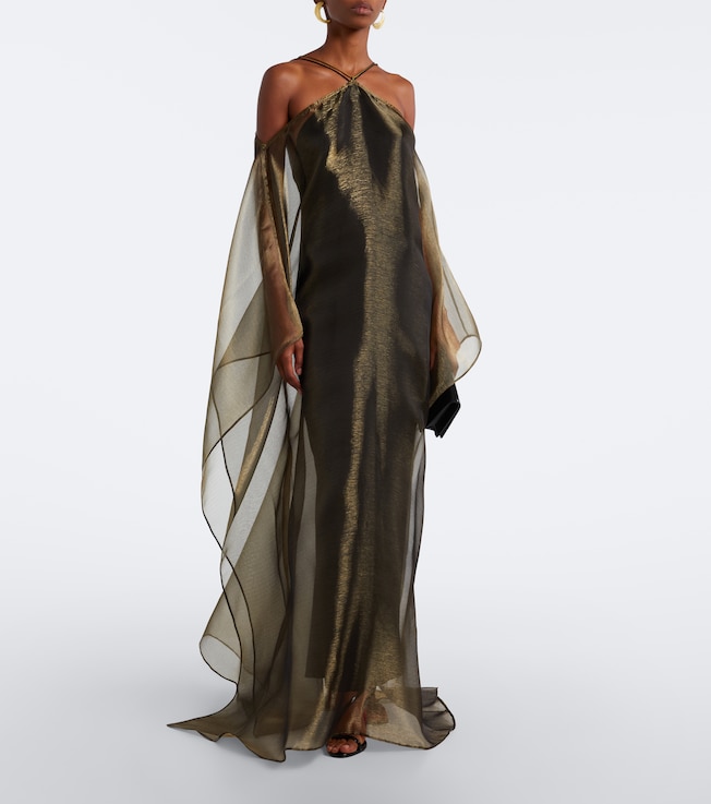 Taller Marmo Taller Marmo Sza Sza draped organza kaftan