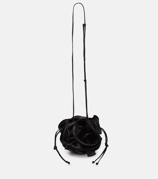 Magda Butrym Ruched satin shoulder bag