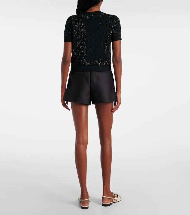 Gucci Gucci GG Crystal wool top