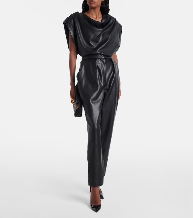 Balmain High-rise tapered pants